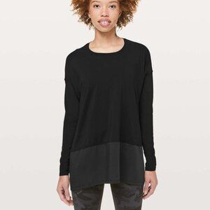 Lululemon Ease of Mind Long Sleeve Black Size 6